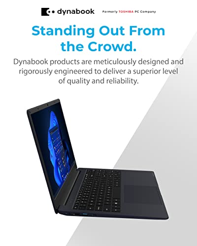 DYNABOOK Satellite Pro C50-J15250 Laptop, 11th Gen Intel Core i7-1165G7, Windows 11 Pro, 16 GB RAM, 512 GB SSD, 15.6" FHD Display, Intel UHD Graphics, Thin & Light, Full-Size Keyboard (PYS43U-00F00)