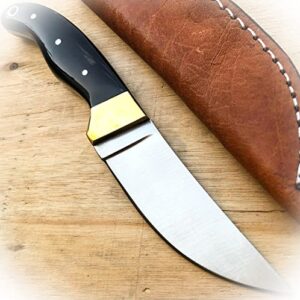 new 7.5″ hunting tactical skinner survival skinning fixed blade knife full tang horn camping outdoor pro tactical elite knife blda-0331