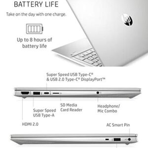 HP Pavilion 15 Laptop, 11th Gen Intel Core i7-1165G7 Processor, 16 GB RAM, 512 GB SSD Storage, Full HD IPS micro-edge Display, Windows 10 Pro, Compact Design, Long Battery Life (15-eg0021nr, 2020)