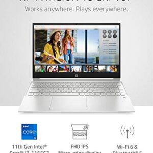 HP Pavilion 15 Laptop, 11th Gen Intel Core i7-1165G7 Processor, 16 GB RAM, 512 GB SSD Storage, Full HD IPS micro-edge Display, Windows 10 Pro, Compact Design, Long Battery Life (15-eg0021nr, 2020)