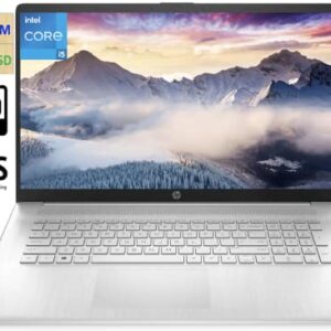 2022 Flagship HP 17.3-inch IPS FHD Laptop Computer, Intel Core i5-1135G7, Quad Core up to 4.2 GHz, Iris Xe Graphics, 16GB RAM, 512GB PCIe SSD,Backlit Keyboard, WiFi 5, Webcam, Windows 11+BundledCables