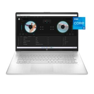 HP 17.3-inch Laptop, 11th Generation Intel Core i5-1135G7, Intel Iris Xe Graphics, 8 GB RAM, 512 GB SSD, Windows 11 Home (17.3-cn0026nr,Natural Silver)