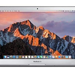 2017 Apple MacBook Air with 1.8GHz Core i5 (8GB RAM, 256GB SSD, 13in, MQD42LL/A)- Silver (Renewed)