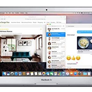 2017 Apple MacBook Air with 1.8GHz Core i5 (8GB RAM, 256GB SSD, 13in, MQD42LL/A)- Silver (Renewed)