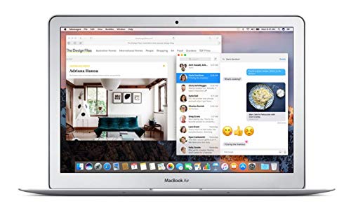 2017 Apple MacBook Air with 1.8GHz Core i5 (8GB RAM, 256GB SSD, 13in, MQD42LL/A)- Silver (Renewed)