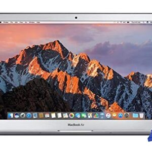 2017 Apple MacBook Air with 1.8GHz Core i5 (8GB RAM, 256GB SSD, 13in, MQD42LL/A)- Silver (Renewed)