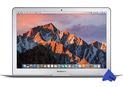 2017 Apple MacBook Air with 1.8GHz Core i5 (8GB RAM, 256GB SSD, 13in, MQD42LL/A)- Silver (Renewed)