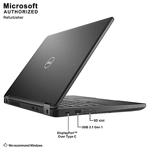 Dell Latitude 5490 / Intel 1.7 GHz Core i5-8350U Quad Core CPU / 16GB RAM / 512GB SSD / 14 FHD (1920 x 1080) Display / HDMI / USB-C / Webcam / Windows 10 Pro (Renewed)