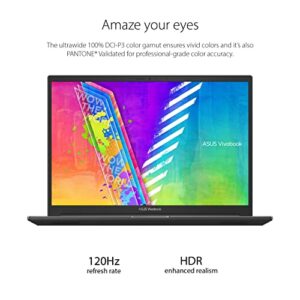 ASUS VivoBook Pro 16X Laptop, 16" WQUXGA 16:10 Display, Intel Core i7-12650H CPU, NVIDIA GeForce RTX 3050 Ti, 32GB RAM, 1TB SSD, Windows 11 Home, DialPad, Earl Grey, N7600ZE-EB77