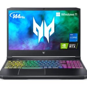 Acer Predator Helios 300 PH315-54-760S Gaming Laptop | Intel i7-11800H | NVIDIA GeForce RTX 3060 GPU | 15.6" FHD 144Hz 3ms IPS Display | 16GB DDR4 | 512GB SSD | Killer WiFi 6 | RGB Keyboard