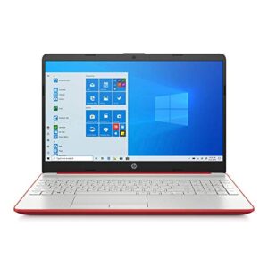 HP 15.6 inch HD LED Display Laptop 2020 (Intel Pentium Gold 6405U Processor, 4 GB DDR4 RAM, 128 GB SSD, HDMI, Webcam, WI-FI, Windows 10 S) Scarlet Red (Renewed)