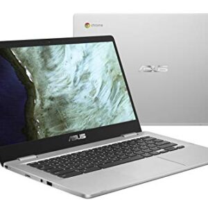 ASUS Chromebook C423NA, 14" HD Nano-Edge Display, Intel Processor N3350, 4GB DDR4, 64GB eMMC, Chrome OS