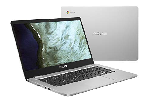 ASUS Chromebook C423NA, 14" HD Nano-Edge Display, Intel Processor N3350, 4GB DDR4, 64GB eMMC, Chrome OS