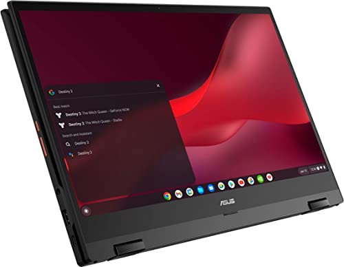 ASUS Cloud Gaming Chromebook Vibe CX55 Flip 15.6" Touchscreen 144Hz FHD 2-in-1 Laptop, Intel Quad-Core i5-1135G7 (Beat i7-1065G7), 8GB LPDDR4X RAM, 256GB PCIe SSD, WiFi 6, Bluetooth 5, Grey, Chrome OS