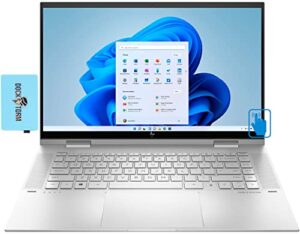 hp newest envy x360-15.6″ fhd ips touchscreen laptop 11th gen (intel i7-1195g7 4-core, 16gb ram, 512gb pcie ssd, intel iris xe (1920×1080), active pen, fingerprint, wifi 6, bt 5.2, win11p) w/ hub