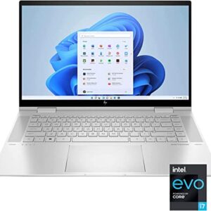 HP Envy X360 15 15t 2-in-1 Touchscreen (Intel 12th Gen i7-1255U, 32GB RAM, 1TB SSD, Active Stylus) 15.6" FHD IPS Laptop, Long Battery Life, Backlit KB, Thunderbolt 4, IST Computers Bag, Win 11 Home