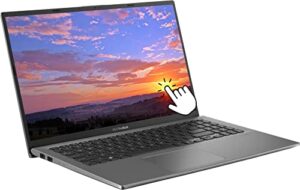 asus 2023 vivobook 15.6″ fhd touchscreen thin laptop, intel core i3-1115g4 up to 3.9ghz, 20gb ram,1tb pcie ssd, hdmi, fingerprint, backlit kb, windows 11s, grey+ gm accessories