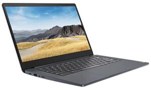 Lenovo 14" Chromebook Laptop (Latest Model), MediaTek 8-Core Processor, 4GB LPDDR4X RAM, 64GB eMMC, Wi-Fi, Webcam, USB-C, Long Battery Life, NLY MP, Abyss Blue, Chrome OS