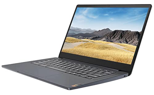 Lenovo 14" Chromebook Laptop (Latest Model), MediaTek 8-Core Processor, 4GB LPDDR4X RAM, 64GB eMMC, Wi-Fi, Webcam, USB-C, Long Battery Life, NLY MP, Abyss Blue, Chrome OS