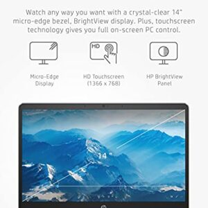 HP Chromebook x360 14 Laptop, Intel Celeron Processor, 4 GB RAM, 32 GB eMMC, 14” HD (1366 x 768), Chrome OS, Webcam & Dual Mics, Work, Entertainment, School, Long Battery Life (14a-ca0040nr, 2021)