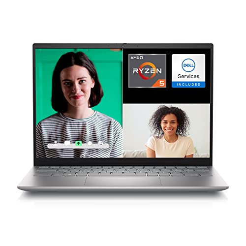 Dell Inspiron 14 Inch 5425 Small Thin Lightweight Laptop - 16:10 FHD+ 1920 x 1200p, AMD Ryzen 5 5625U, 8GB Memory, 512GB SSD, AMD Radeon Graphics, MediaTek Wi-Fi 6, Windows 11 - Platinum Silver