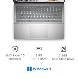 Dell Inspiron 14 Inch 5425 Small Thin Lightweight Laptop - 16:10 FHD+ 1920 x 1200p, AMD Ryzen 5 5625U, 8GB Memory, 512GB SSD, AMD Radeon Graphics, MediaTek Wi-Fi 6, Windows 11 - Platinum Silver