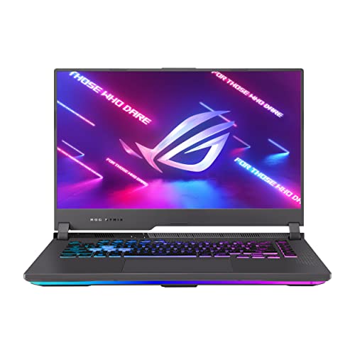 ASUS ROG Strix G15 (2022) Gaming Laptop, 15.6" 300Hz IPS FHD Display, NVIDIA GeForce RTX 3050, AMD Ryzen 7 6800H, 16GB DDR5, 1TB SSD, RGB Keyboard, Windows 11 Home, G513RC-IS74