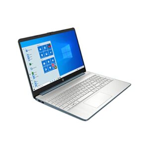 2021 HP 15.6" FHD Laptop Computer, AMD Ryzen 5-5500U Processor(Beats Intel i7-1065G7), 12GB RAM, 512GB PCIe SSD, AMD Radeon Graphics, HD Webcam, HDMI, Bluetooth, Wi-fi, Windows10, Blue, 32GB USB Card