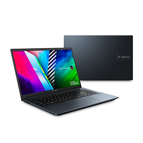 ASUS VivoBook Pro 15 OLED Ultra Slim Laptop, 15.6â€ FHD Display, AMD Ryzen 7 5800H CPU, NVIDIA GeForce RTX 3050, 16GB RAM, 512GB SSD, Windows 11 Home, Quiet Blue, M3500QC-DS71