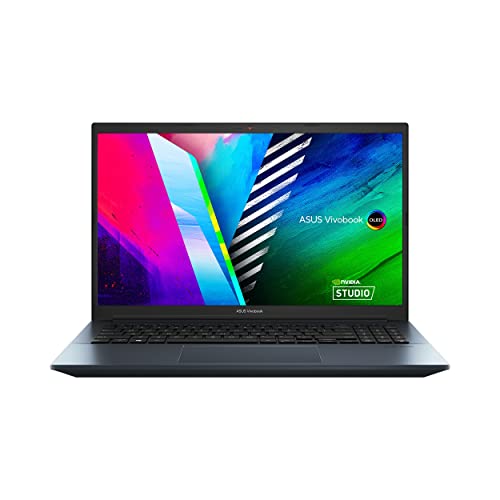 ASUS VivoBook Pro 15 OLED Ultra Slim Laptop, 15.6â€ FHD Display, AMD Ryzen 7 5800H CPU, NVIDIA GeForce RTX 3050, 16GB RAM, 512GB SSD, Windows 11 Home, Quiet Blue, M3500QC-DS71