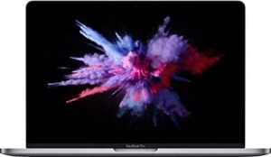 mid 2019 apple macbook pro touch bar with1.7 ghz intel core i7 quad-core (13.3 inch, 8gb ram, 256gb ssd) space grey (renewed)