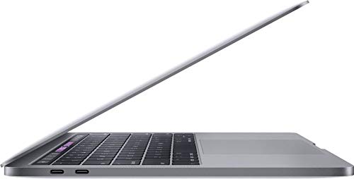 Mid 2019 Apple MacBook Pro Touch Bar with1.7 GHz Intel Core i7 Quad-Core (13.3 inch, 8GB RAM, 256GB SSD) Space Grey (Renewed)