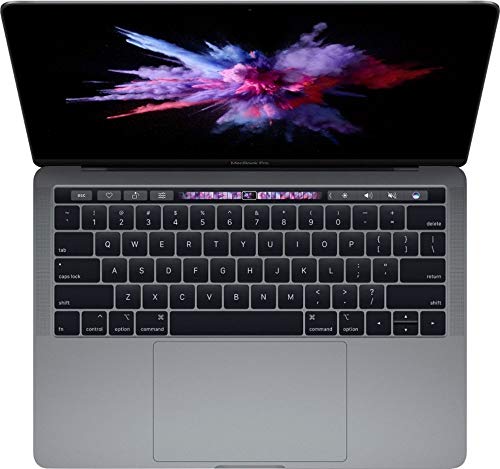 Mid 2019 Apple MacBook Pro Touch Bar with1.7 GHz Intel Core i7 Quad-Core (13.3 inch, 8GB RAM, 256GB SSD) Space Grey (Renewed)