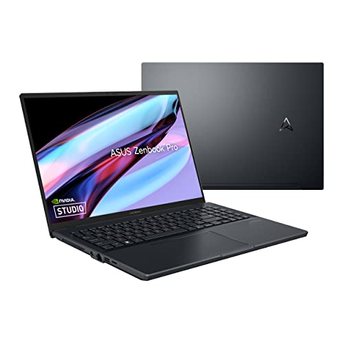 ASUS Zenbook Pro 16 Laptop 16" 165Hz Refresh Rate Display, Intel i7-12650H CPU, DialPad, NVidia GeForce RTX 3070 Ti Graphics, 32GB RAM, 1TB SSD, Windows 11 Home, Tech Black, UX6601ZW-DB76