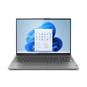 lenovo slim 7i – 2022 – slim & light weight laptop – windows 11 home – 16″ display – 16gb memory – 1tb storage – intel i7 12th gen – storm grey