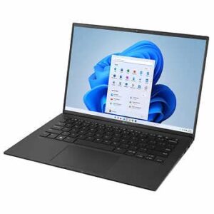 LG Gram 14" IPS LCD WUXGA (1920 x 1200) Intel Evo Platform Laptop | 12thGen Intel Core i7-1260P | Backlit Keyboard | Fingerprint Reader | Windows 11 (Black, 16GB RAM | 1TB SSD)