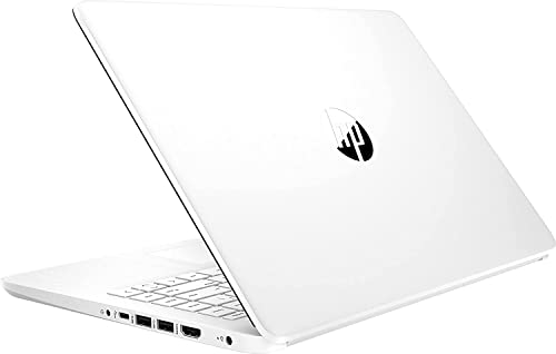 2022 Newest HP Stream 14" HD Display, Intel Celeron N4120 Processor, 4GB Memory - 64GB eMMC ,WiFi ,Bluetooth, Type-C, 802.11AC Snowflake White (Renewed)