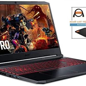 Acer Nitro 5 Gaming Laptop, Intel i5-10300H 4.5GHz, NVIDIA GeForce RTX 3050 4GB GDDR6, 15.6" FHD IPS 144Hz Display, Wi-Fi 6, Type-C, Backlit KB, Win 10, w/Accessories (16GB RAM | 512GB PCIe SSD)