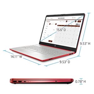 2021 HP Pavilion 15.6" HD Laptop Computer, Intel Dual-core Pentium Processor, 16GB RAM, 512GB SSD, HD Webcam, Intel UHD Graphics 605, Bluetooth, USB-C, Windows 10 S, Red, 32GB SnowBell USB Card