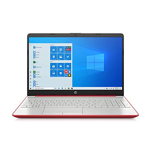 2021 HP Pavilion 15.6" HD Laptop Computer, Intel Dual-core Pentium Processor, 16GB RAM, 512GB SSD, HD Webcam, Intel UHD Graphics 605, Bluetooth, USB-C, Windows 10 S, Red, 32GB SnowBell USB Card