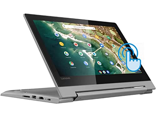 Lenovo 2022 Chromebook Flex 3, 2-in-1 11.6" HD Touchscreen for Business and Student Laptop, MediaTek MT8173C CPU, 4GB LPDDR3, 32GB eMMC, PowerVR Graphics, Webcam, Chrome OS, Grey, 128GB USB Card