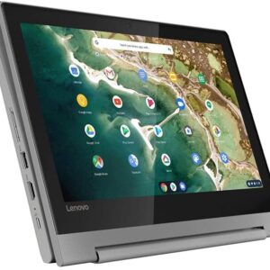 Lenovo 2022 Chromebook Flex 3, 2-in-1 11.6" HD Touchscreen for Business and Student Laptop, MediaTek MT8173C CPU, 4GB LPDDR3, 32GB eMMC, PowerVR Graphics, Webcam, Chrome OS, Grey, 128GB USB Card