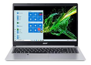 acer aspire 5 a515-55-35se, 15.6″ full hd display, 10th gen intel core i3-1005g1 processor, 4gb ddr4, 128gb nvme ssd, intel wifi 6 ax201, backlit kb, fingerprint reader, windows 10 home (s mode)