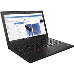 Lenovo ThinkPad T560 Intel Core i5-6300U X2 2.4GHz 8GB 500GB 15.6 inches, Black (Renewed)