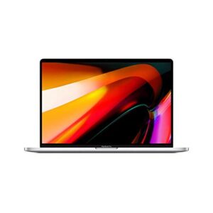 macbook pro 2019 touchbar 16 inches i9-9880h 16 1tb ssd 5500m fpr silver mvvm2ll/a (renewed)