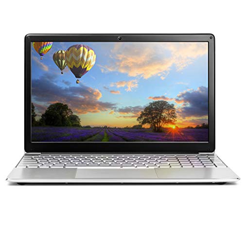 BROAGE 15.6" FHD Laptop Computer, Intel Quad-Core i5-8250U up to 3.4GHz, 8GB RAM, 512GB SSD, 5G WiFi, RJ45 Ethernet, HDMI, USB 3.0, HDMI, Webcam, Backlit Keyboard, Silver, Windows 10 Home, Remote Work