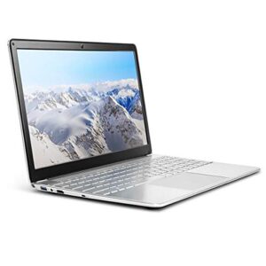 BROAGE 15.6" FHD Laptop Computer, Intel Quad-Core i5-8250U up to 3.4GHz, 8GB RAM, 512GB SSD, 5G WiFi, RJ45 Ethernet, HDMI, USB 3.0, HDMI, Webcam, Backlit Keyboard, Silver, Windows 10 Home, Remote Work