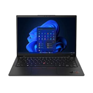 Lenovo ThinkPad X1 Carbon Gen 10 Intel Core i7-1270P, 12C, 14" WUXGA (1920x1200) IPS 400nits Anti-Glare, Touch, 32GB RAM, 512GB NVMe SSD, Backlit KYB Fingerprint Reader, Win11 Pro