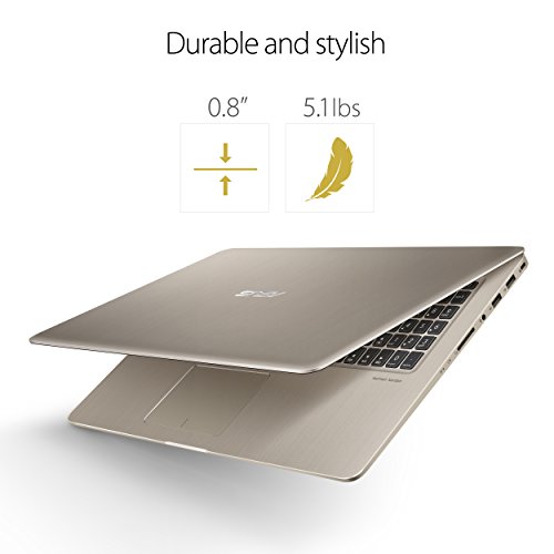 ASUS VivoBook Thin and Light Gaming Laptop, 15.6" Full HD, Intel Core i7-7700HQ Processor, 16GB DDR4 RAM, 256GB SSD+1TB HDD, GeForce GTX 1050 4GB, backlit Keys - M580VD-EB76