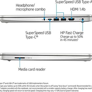 HP 2022 New Flagship 14 Laptop: 14" FHD IPS Display, Dynamic 4-Core Intel i3-1125G4(Upto 3.7GHz), 16GB RAM, 256GB SSD, UHD Graphics, Backlit-KYB, FP-Reader, WiFi, Fast Charge, HDMI, USB-C, Win10S, TF